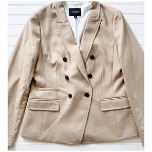 Banana Republic Tan Boyfriend Blazer